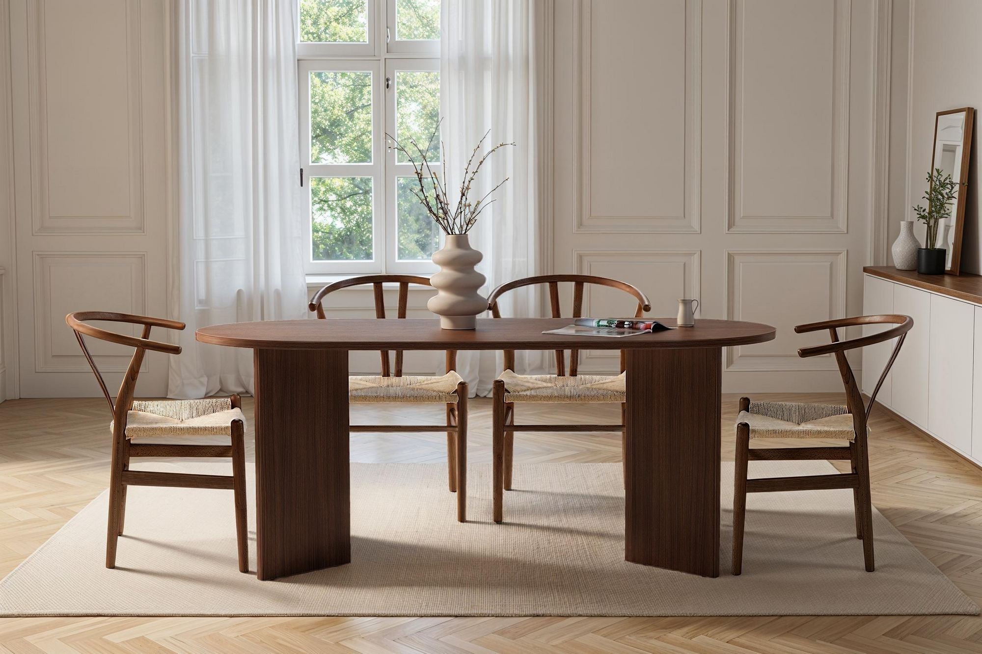 Table à manger en bois 