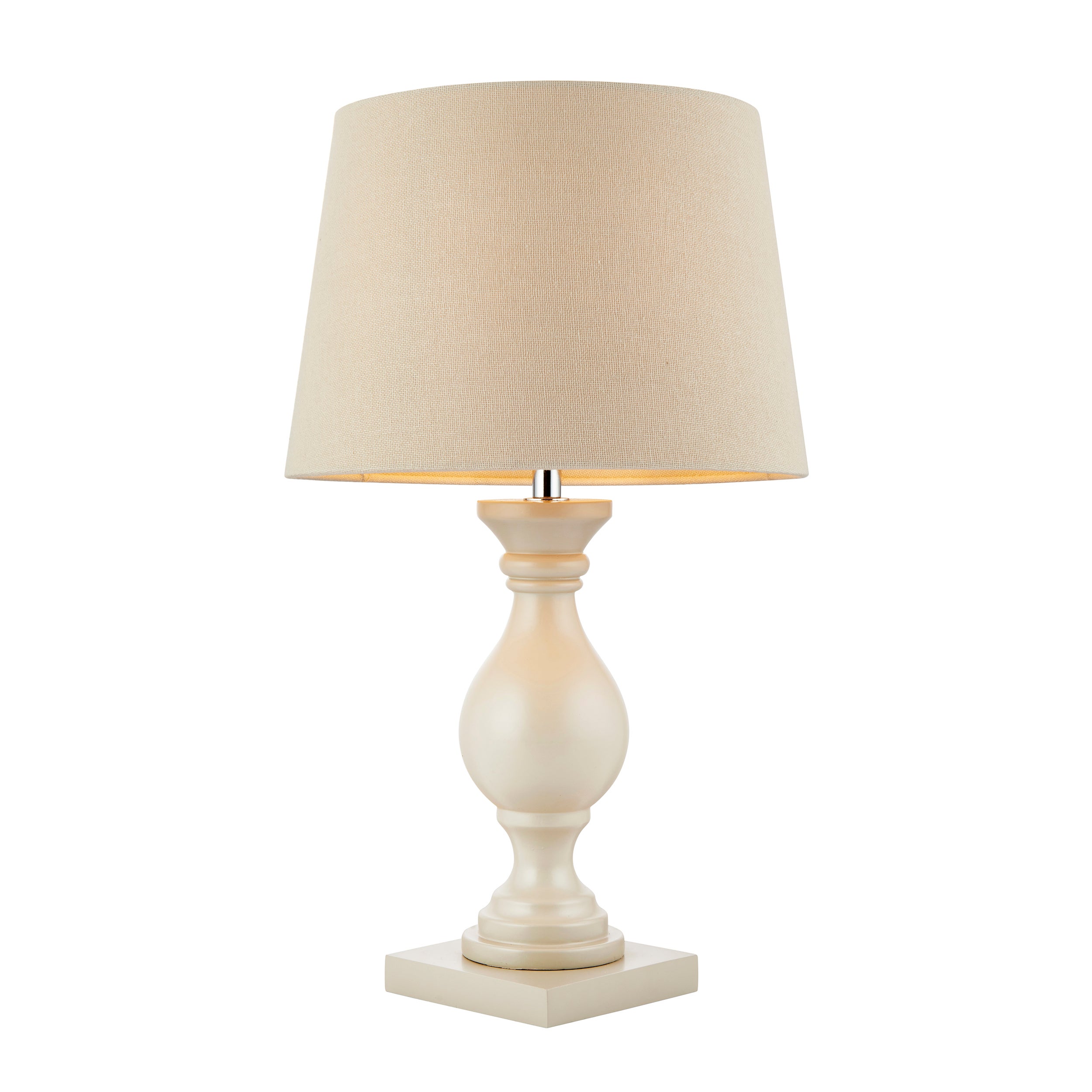 Lampa stołowa drewniana MARSHAM kremowa 1xE14x40W drewno wym:48x28x28cm IP20 Endon