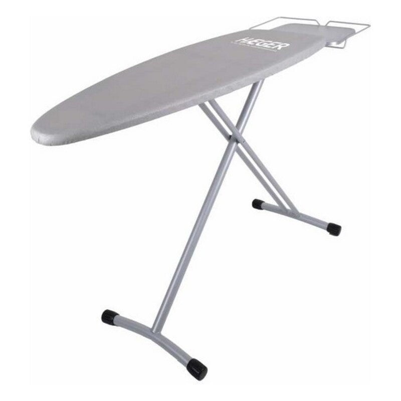 Table à Repasser Haeger Home Strong Pro – Gris Métallisé, Très Stable, 124 X 40 Cm