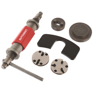 Kit de Repousse piston Étrier de frein - 13 pièces - 320 x 60 x 245 mm - avec Adaptateurs, Plaque retenue et Broche - Coffret d'outils… XPOtool | Leroy Merlin Kit de Repousse piston Étrier de frein - 13 pièces - 320 x 60 x 245 mm - avec Adaptateurs, Plaque retenue et Broche - Coffret d'outils… XPOtool | Leroy Merlin