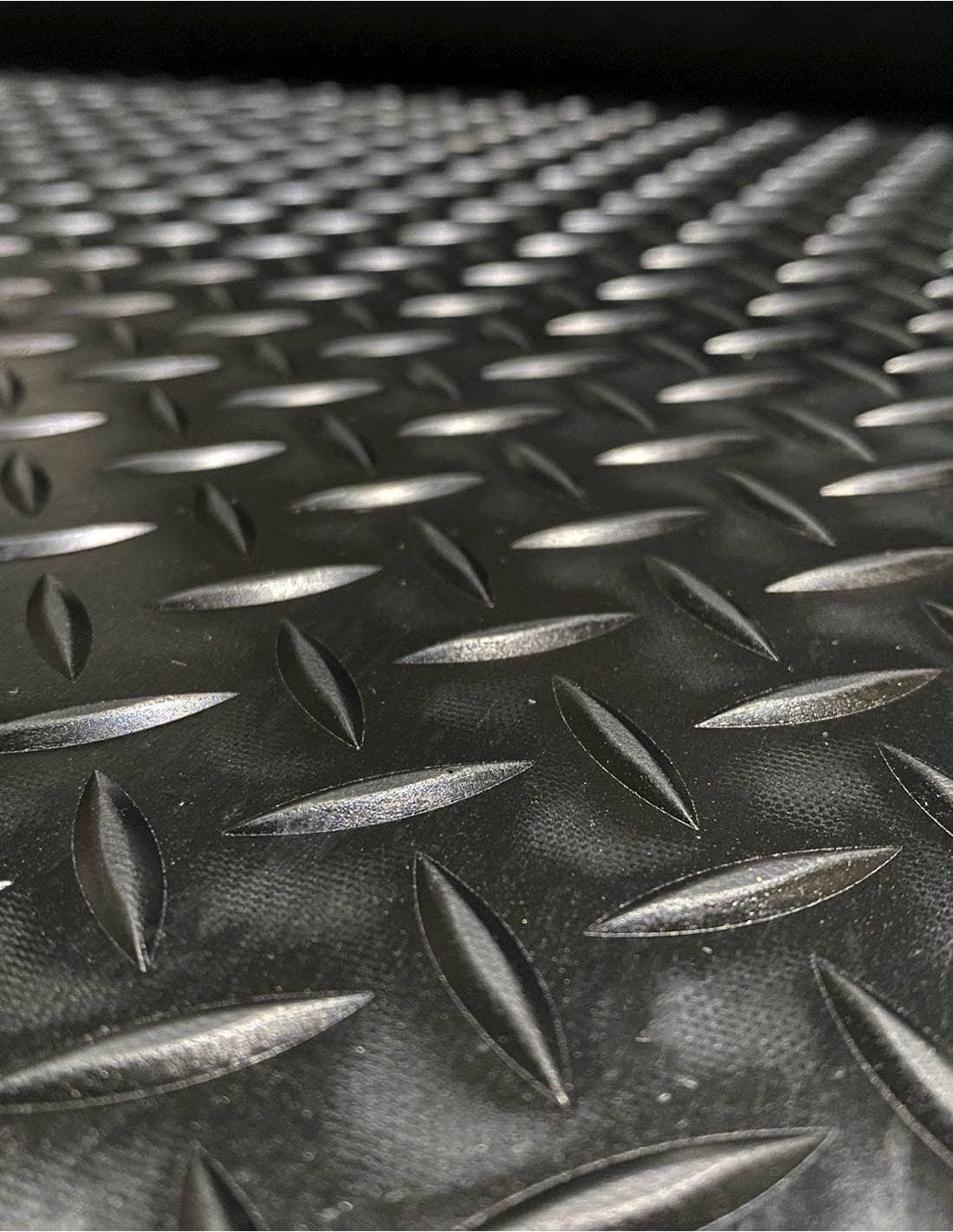 Tapete antiderrapante metro linear largura 1,2m Diamante | Piso de borracha antiderrapante - 4