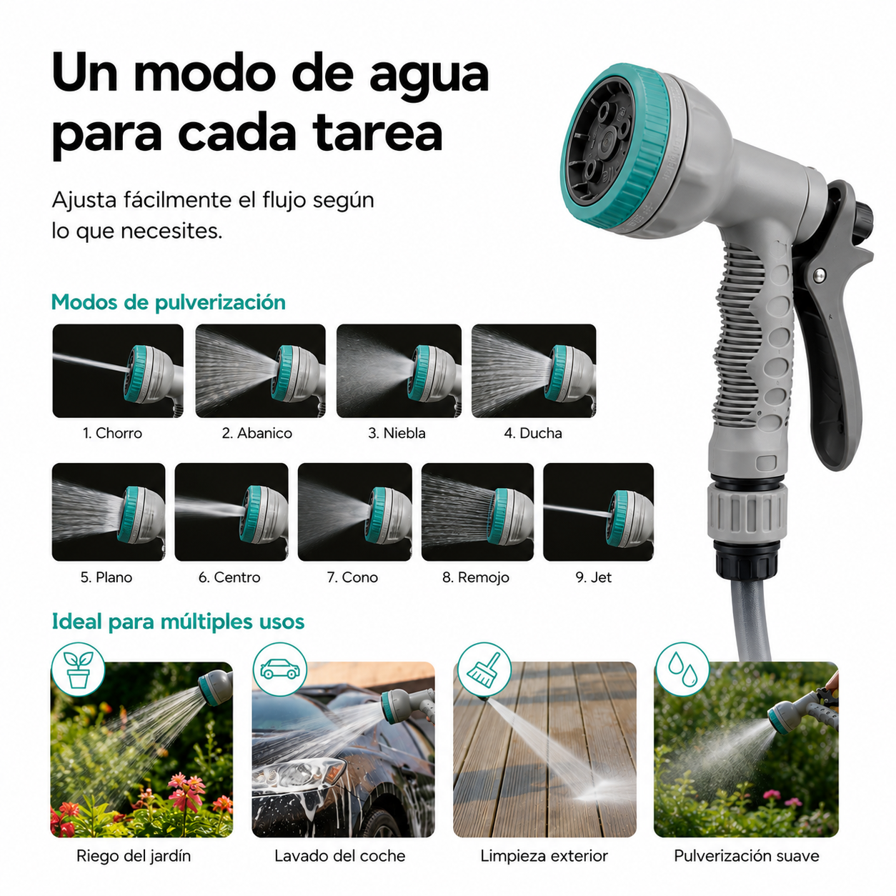 Enrollador Automático De Manguera 30 m Con Soporte De Pared - 6