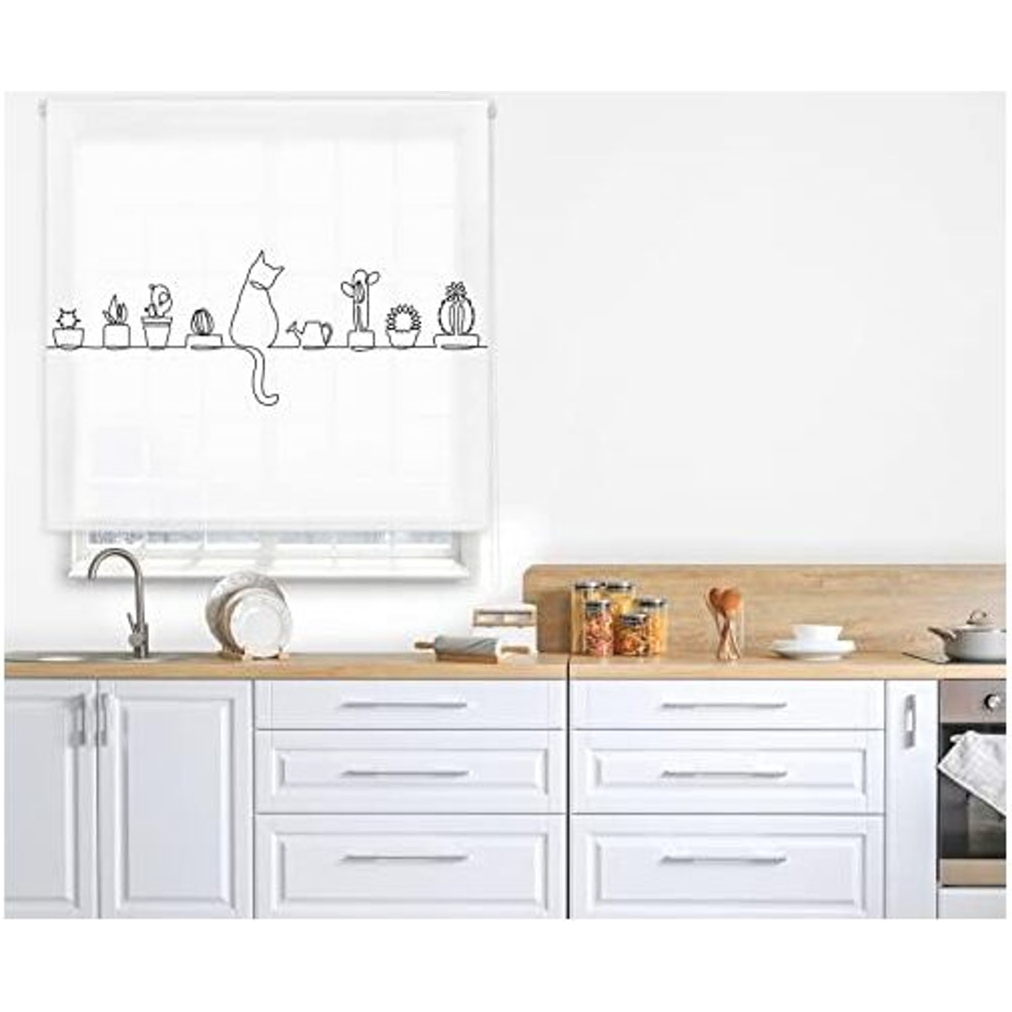 ECOMMERC3 | Tenda a rullo traslucida misura 130x180 - Tenda in tessuto misura 127x175 - 2