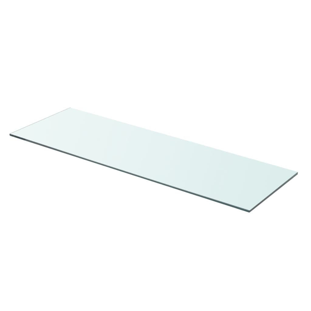 2 uds Estantes | Panel de estante panel de vidrio transparente 80x25 cm ...