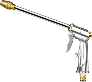 Pistolet à Eau Haute Pression Pour Tuyau D’Arrosage – Poignée Ergonomique – Buse Réglable 360° – Pour Jardin Et Lavage Voiture