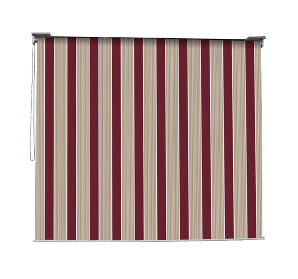 Tenda Da Sole Retrattile AECOJOY 8.2' X 6.5' Con Manovella - Copertura Per Patio, Balcone E Giardino, Resistente Ai Raggi UV, Colore Beige