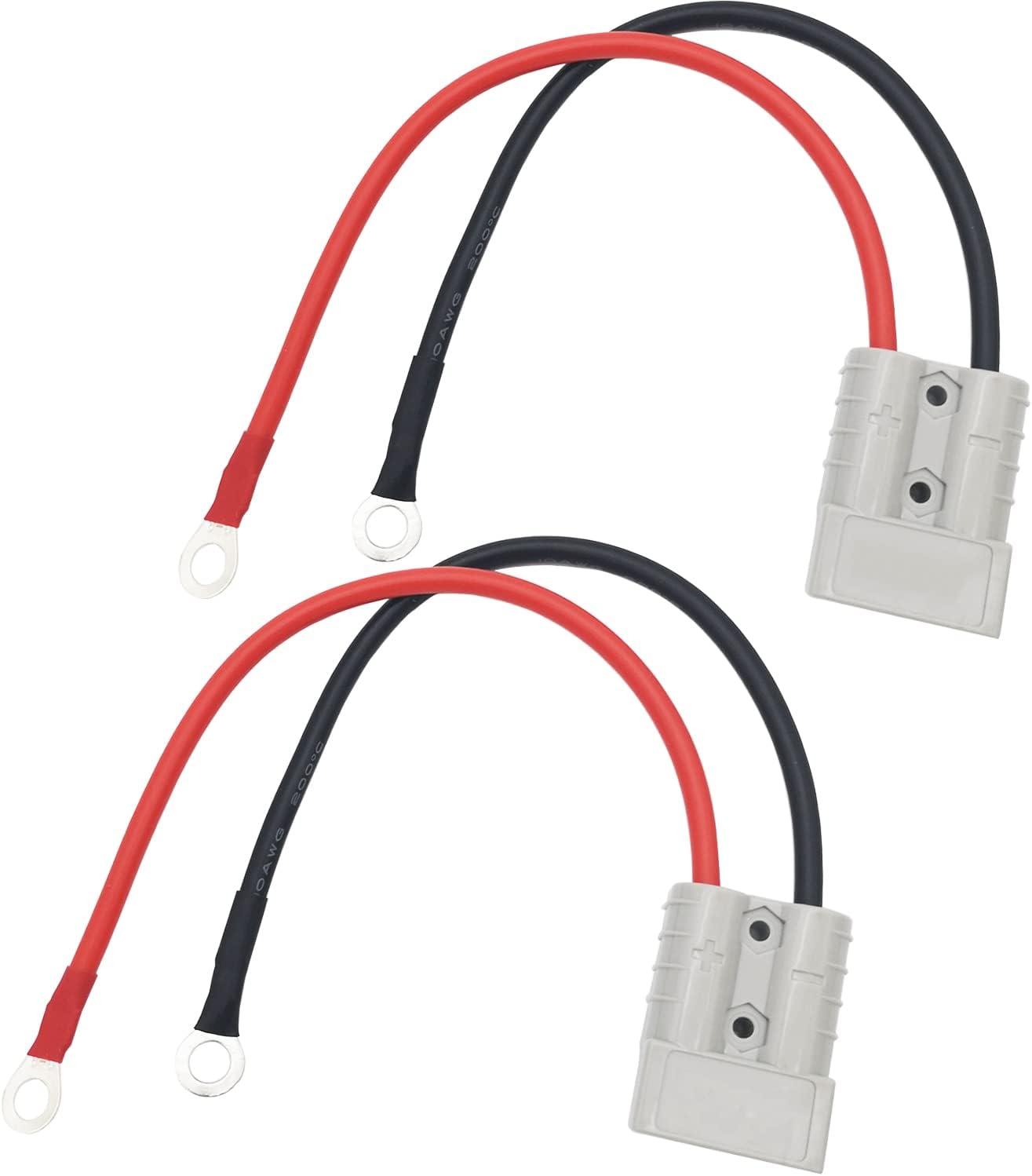 Złącze baterii wózka widłowego 50A 600V z kablem złącza baterii z uszczelką O-ring 10AWG (2 szt.)