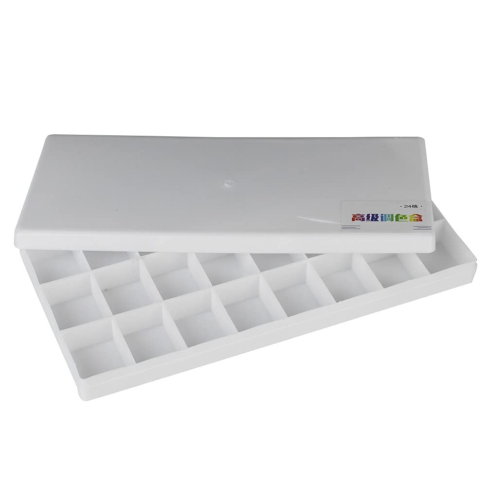 Boîte de peinture pigmentée carrée Palette de mélange de couleurs Aquarelle Gouache Acrylique Fournitures d'art applicables Dessin Peinture pigmentée - 2