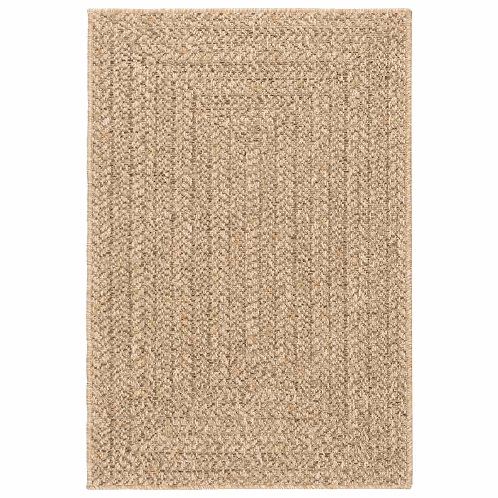 Tapis ZIZUR 140x200 cm aspect de jute intérieur et extérieur vidaXL - 4