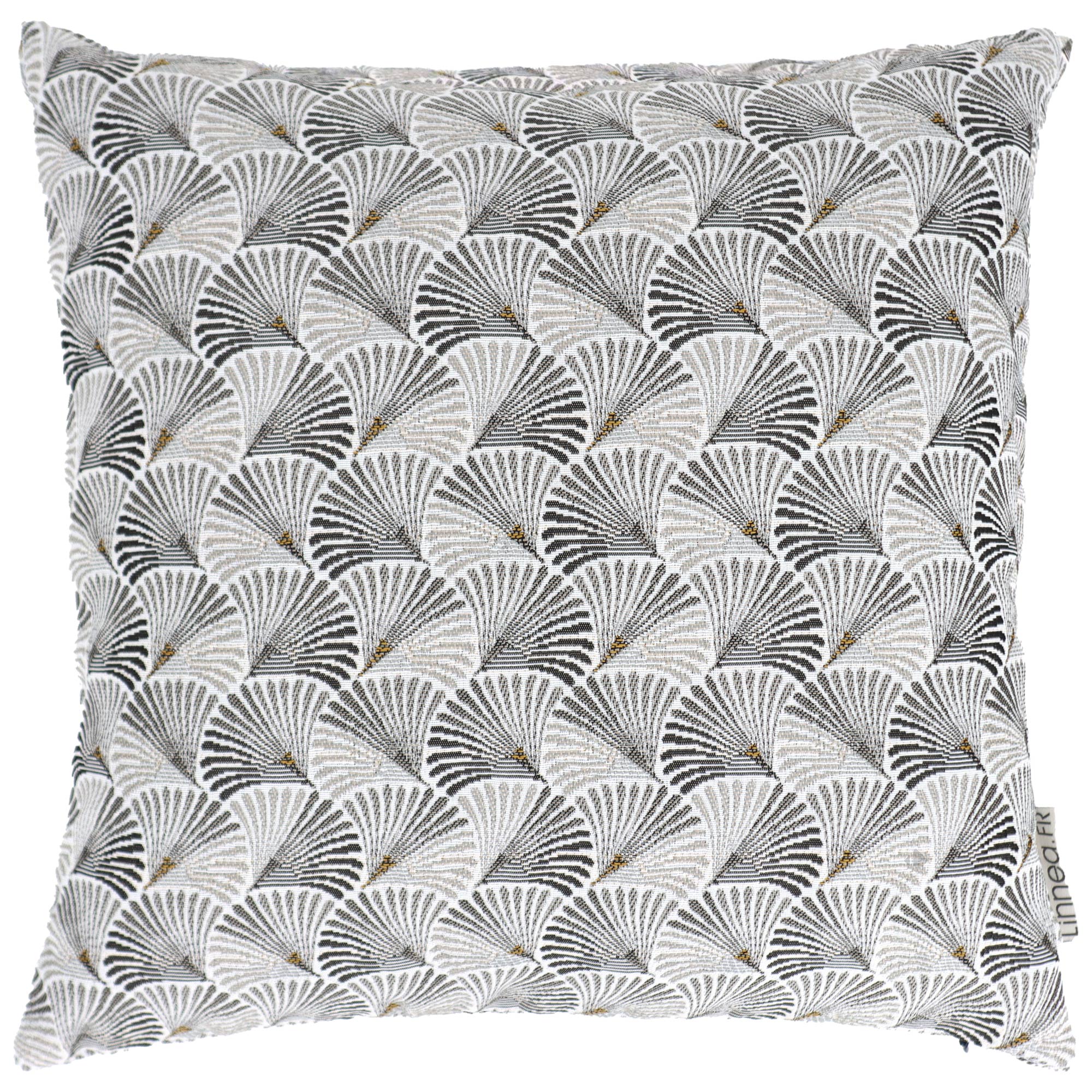 Coussin Velours Perlé Déko And CO - Taille 40x40 Cm - Terracotta - Housse Déhoussable