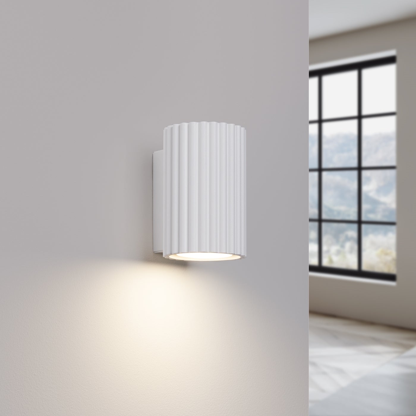 Kinkiet GLOOW 10 biały LED 3000K - 6.5x8.5x10cm Sollux