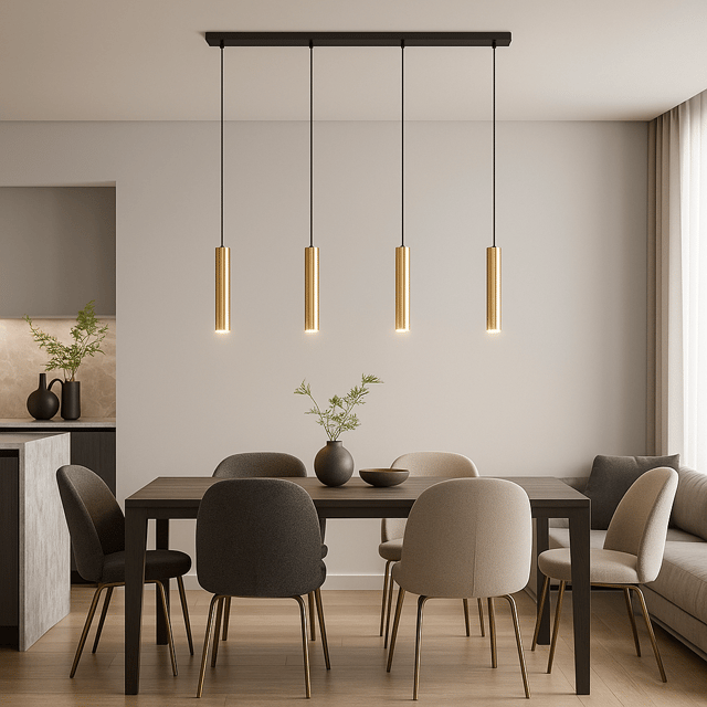 Suspension minimaliste 4 tubes « Bila 4 » - GU10