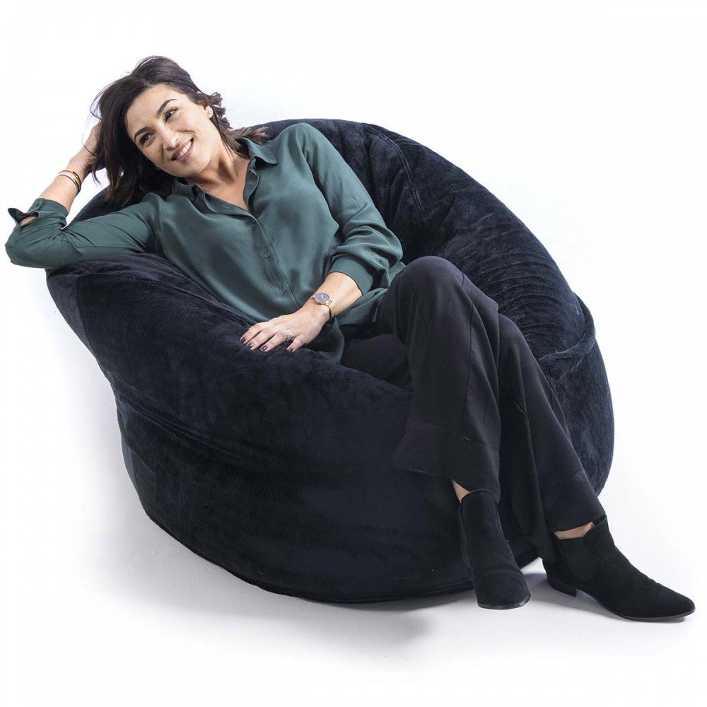 Fauteuil Mousse Vie Marine Moderne Bleu 51x33x43 Cm - Dès 18 Mois, Déhoussable, Conçu En France