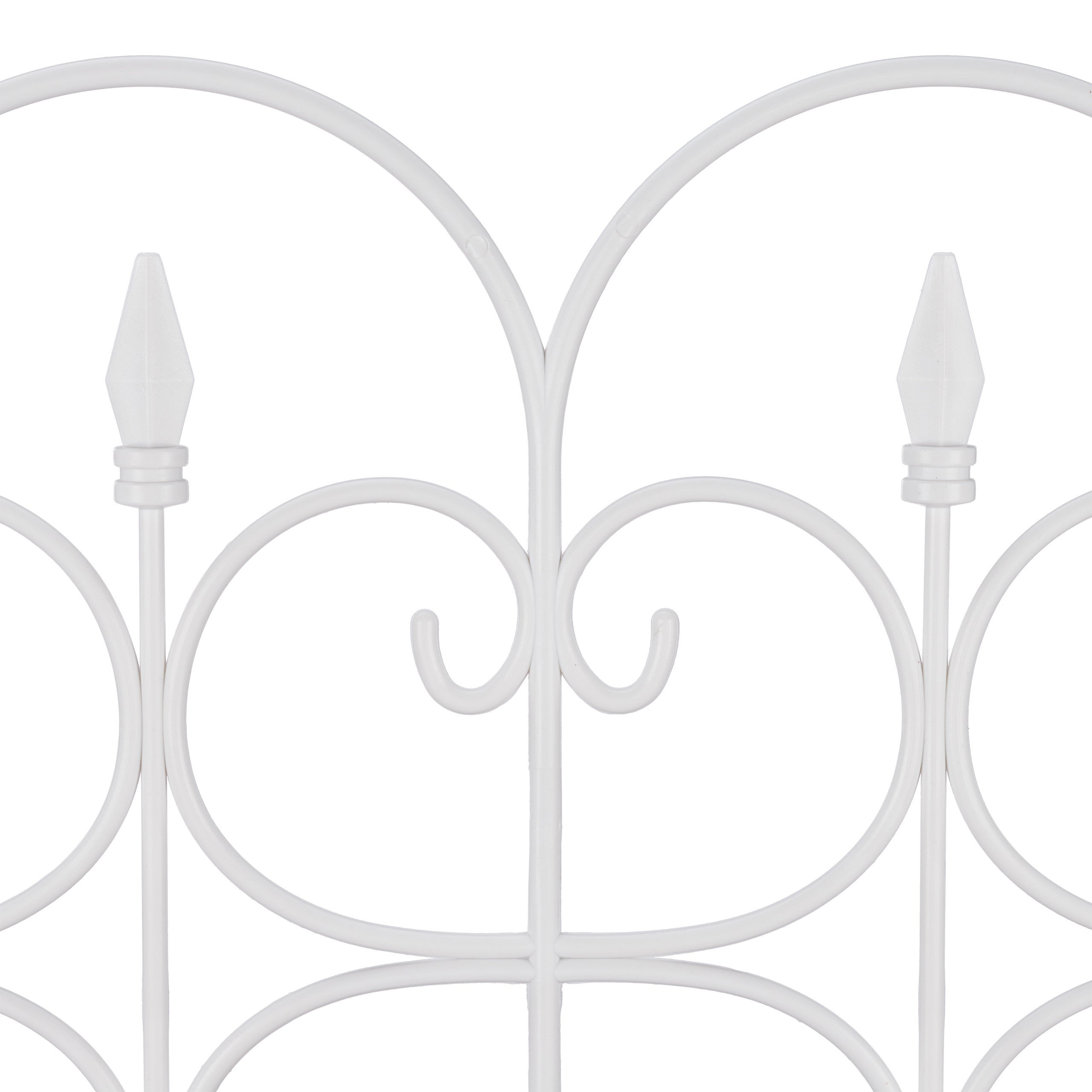 12x Bordure de jardin plastique, Clôture gazon 30 cm, 6 éléments, 4 m, parterre massif pelouse, piquet - 8