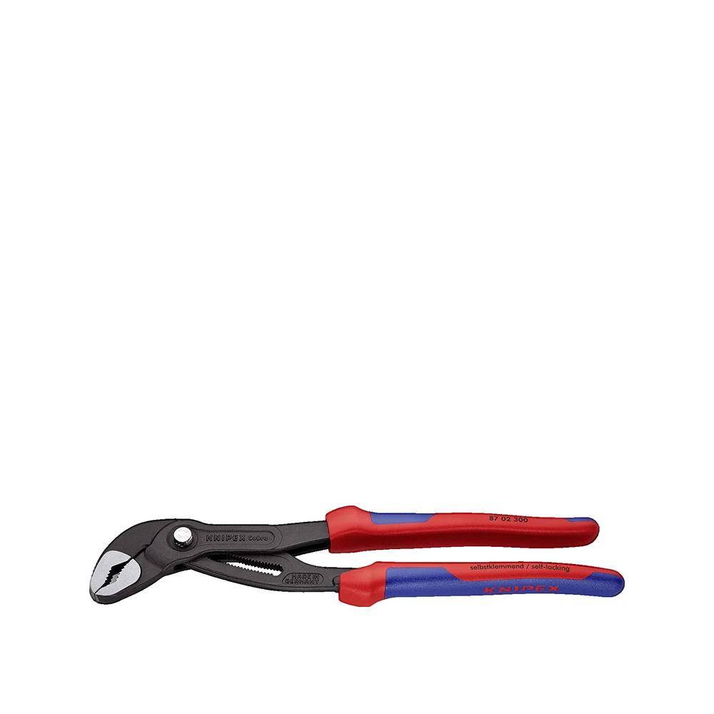 Szczypce uniwersalne Knipex Cobra łatwa regulacja 60 mm nakrętki 70 mm rury szare