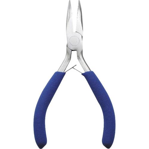 Cleste mini pentru electronisti cu varf lung indoit Mannesmann 10804, 120 mm