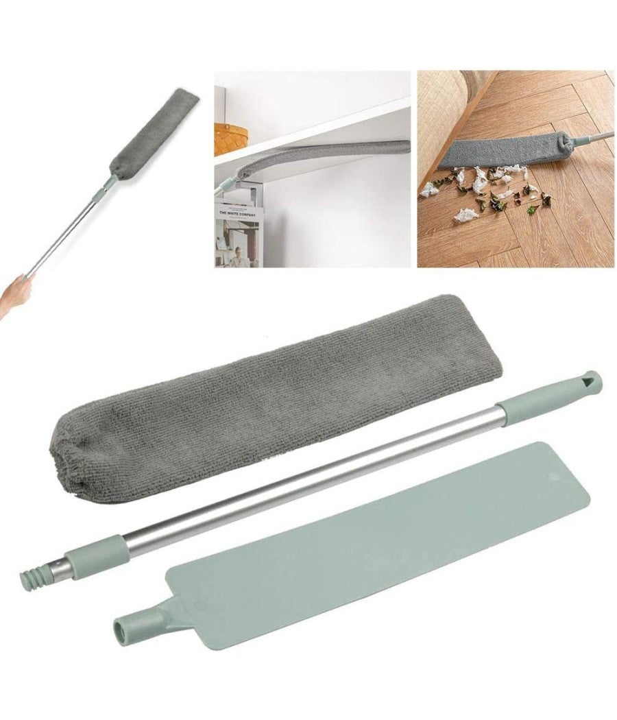 Spolverino Telescopico Bestlivings Con Stelo Regolabile 74-97 Cm - Piumino Per Polvere Estensibile