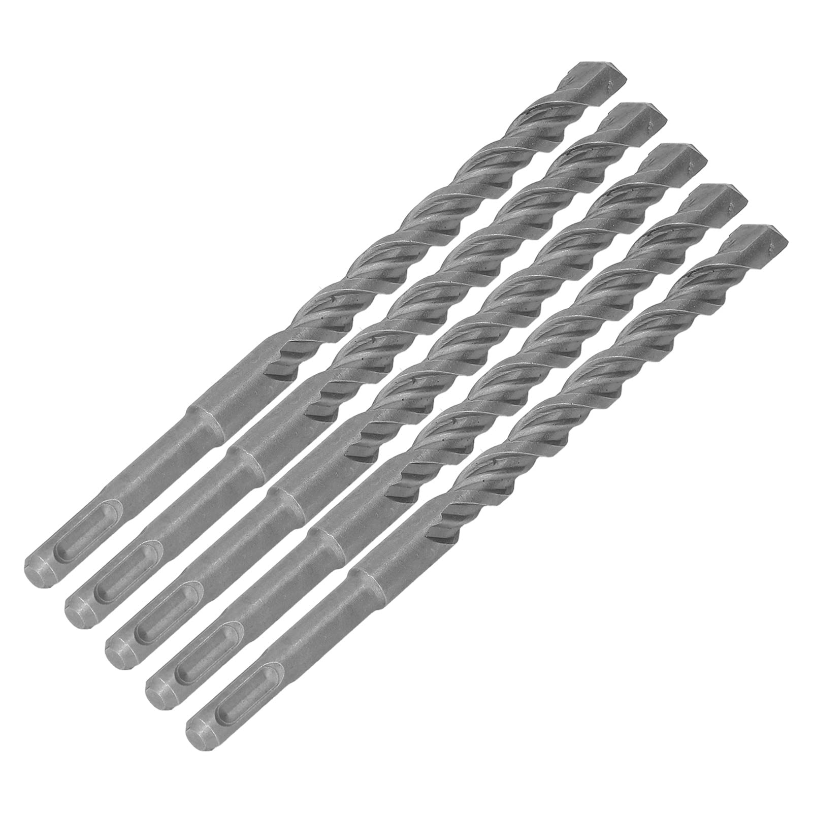 Lot 5 Forets SDS Plus 600 Mm Béton - Diamètres 10/12/16/20/24 Mm - Perceuse Marteau - Longueur Pro Pour Maçonnerie Épaisse