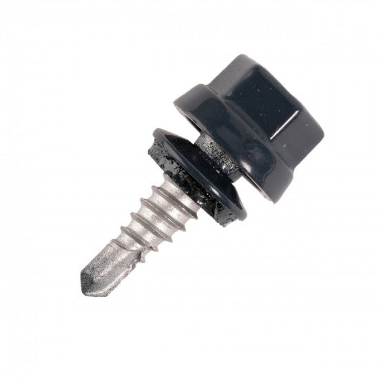 Vis bac acier SCELL-IT Couturage - Ø6.3 x 22 mm - TH12 - Bleu gris RAL5008 - Sachet de 100 - ZTCR-63022-5008