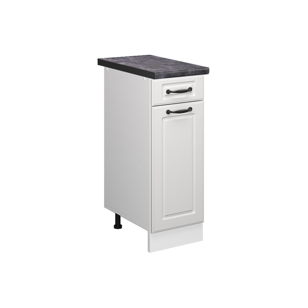 Vicco Szafka dolna do kuchni R-Line, Biały domek wiejski, 30 cm , BP Antracyt