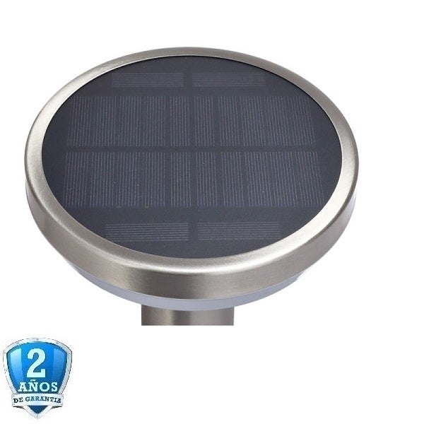 Lampe Solaire Murale LED – 4.4W – Aluminium Brossé – Capteur – 600lm – IP44 - 3