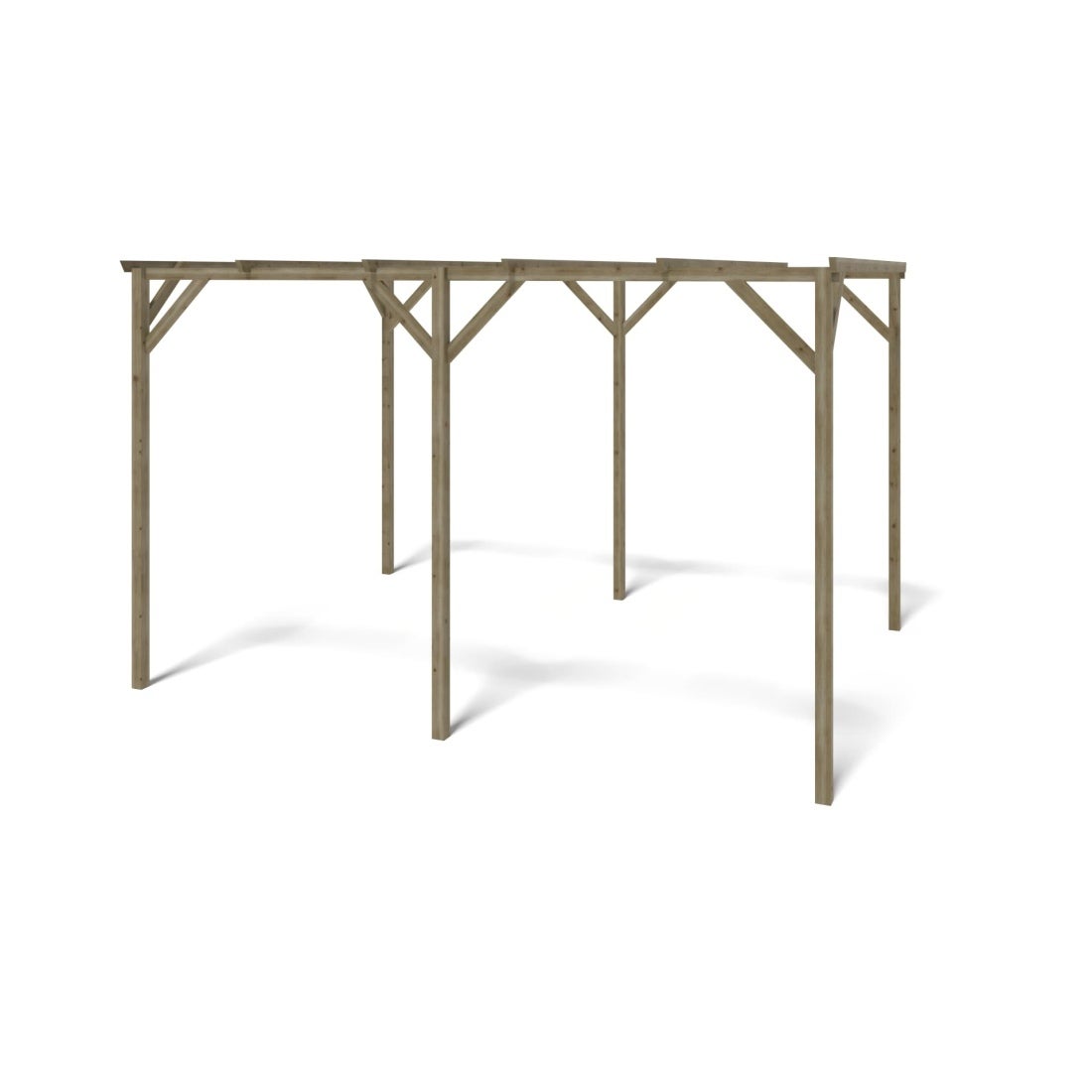 Carport, abri de voiture 3x4 m - 12 m2 - CAR13 - ALTANKA - 4