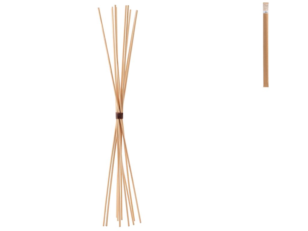 Lucht – Set Di 40 Bastoncini In Legno Da Giardinaggio – 50 Cm – Colore Verde – Spessore 0,5 Cm