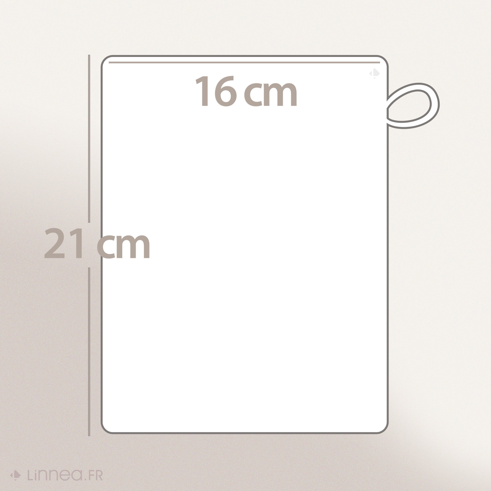 Lot de 2 gants de toilette 16x21 cm DUNE bleu mer - 4