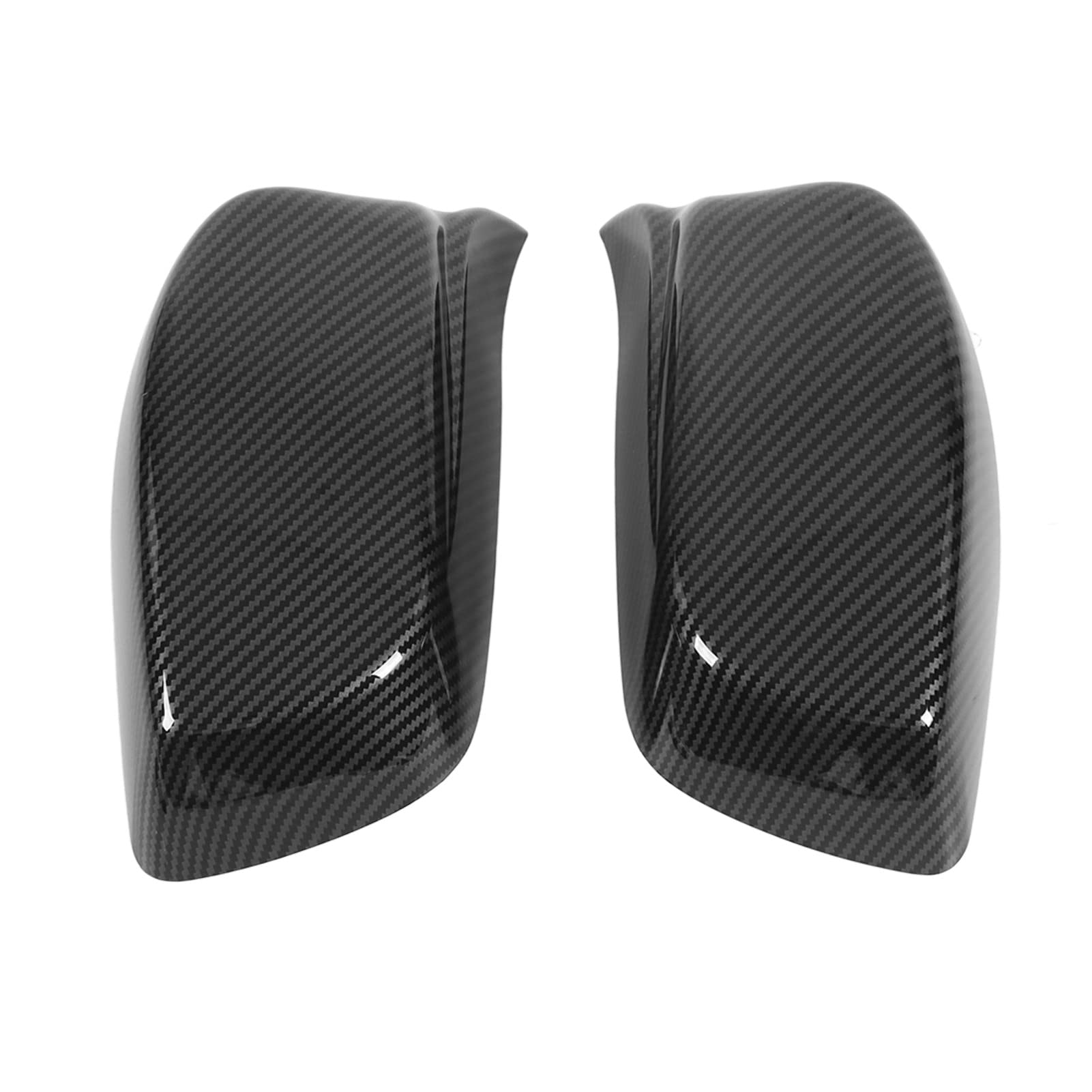 Copertura specchietto retrovisore esterno lato destro e sinistro 51167078360 per serie 5 6 E60 E61 E63 E64 2003-2007 (stile fibra di carbonio) - 4
