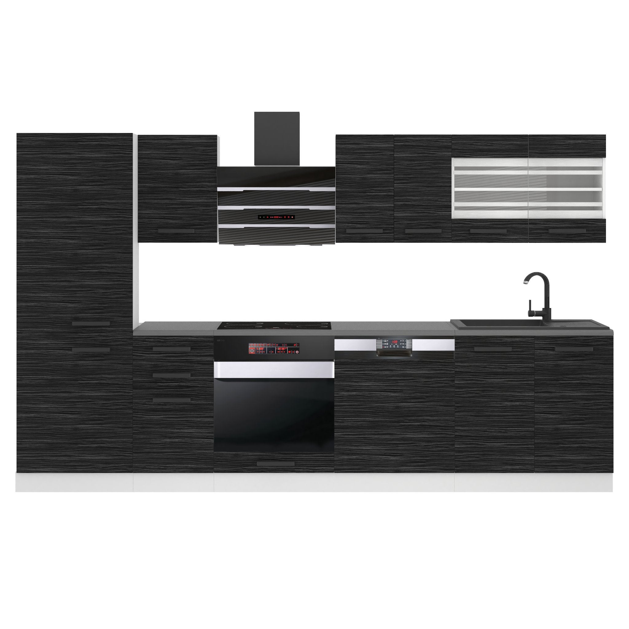 BELINI Cuisine Equipee Complete CINDY - 300 cm. Cuisine Complete Avec ...