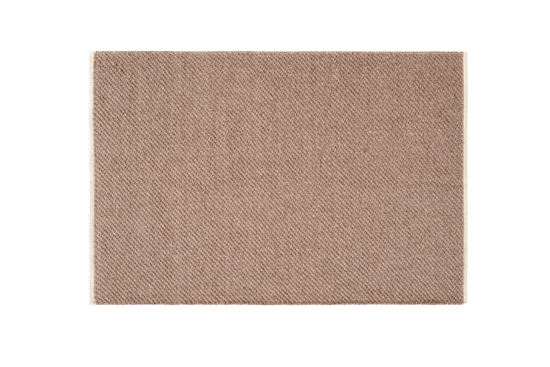 Brązowy dywan z wełny i juty 160x230 cm – Ręcznie robiony, ekologiczny, do każdego wnętrza