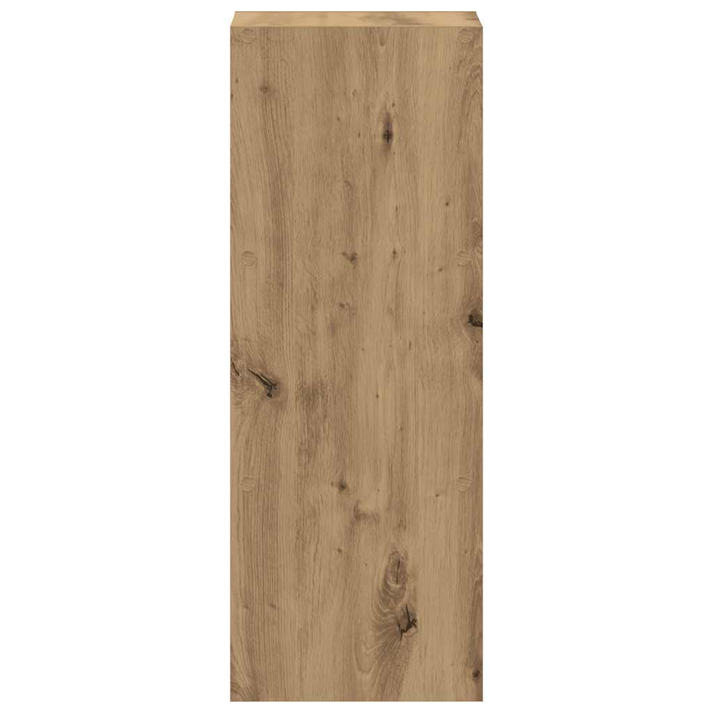 Bibliothèque pour Séjour en Bois Marron H. 80 x l. 30 x P. 30 cm - 5