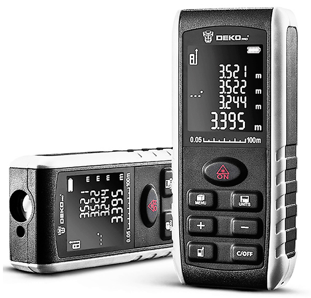 Dalmierz laserowy DEKO LRE521-50M 50 m cyfrowy kątomierz miernik