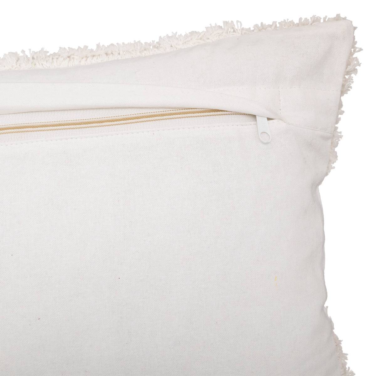 Housse de coussin - coton tufté - ivoire - 30x50 cm - Atmosphera créateur d'intérieur - 2