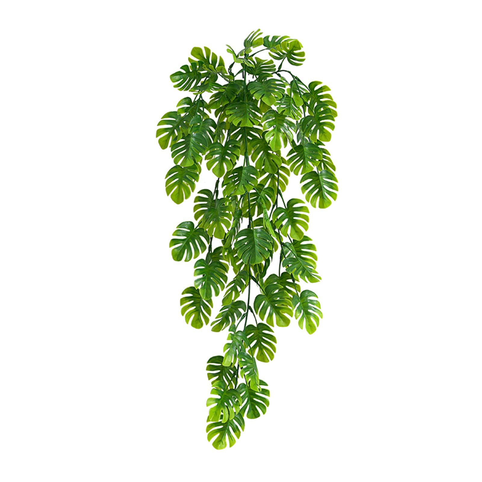 plantas colgantes artificiales resistentes a los rayos UV Monstera Deliciosa tropical y plantas de exterior de plástico para la decoración interior - 7