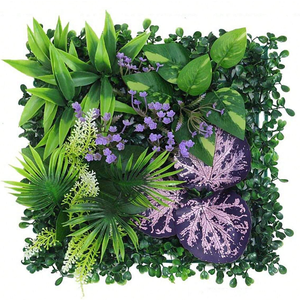 Parete Vegetale, Piante Artificiali Da Montare A Parete, 50 X 50 Cm Giardino Da Parete Decorazione Di Piante Artificiali Foglie Di Agrumi 91806465