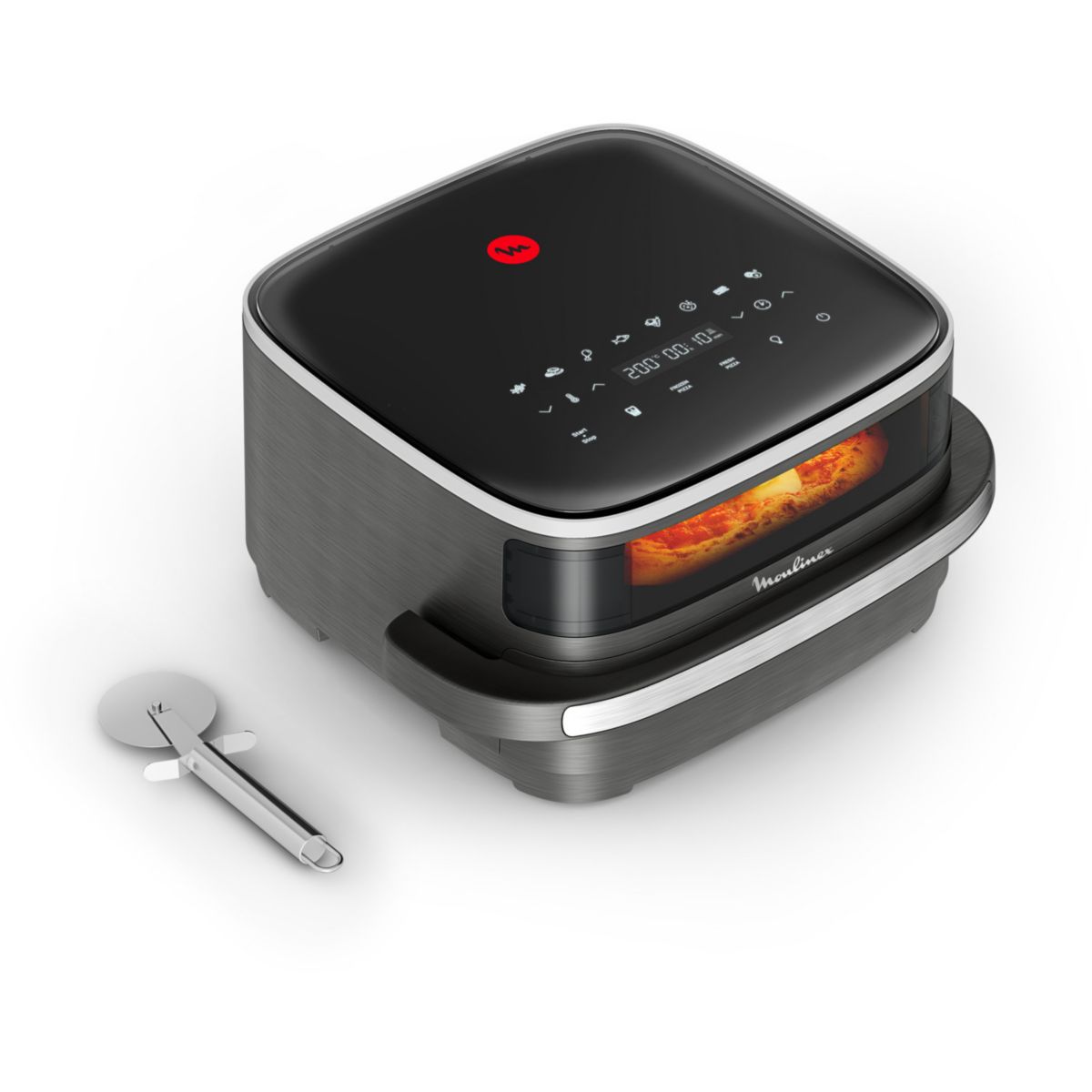 Moulinex Gris Freidora De Aire Easy Fry Xl Surface 4L 2200W 10 Programas Al402h - Imagen 5