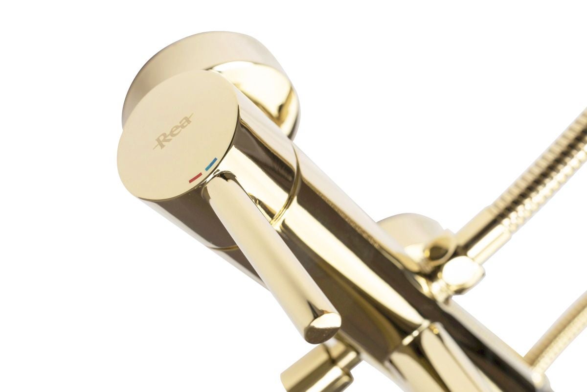 GRIFO DE BAÑERA REA LUNGO GOLD - 5