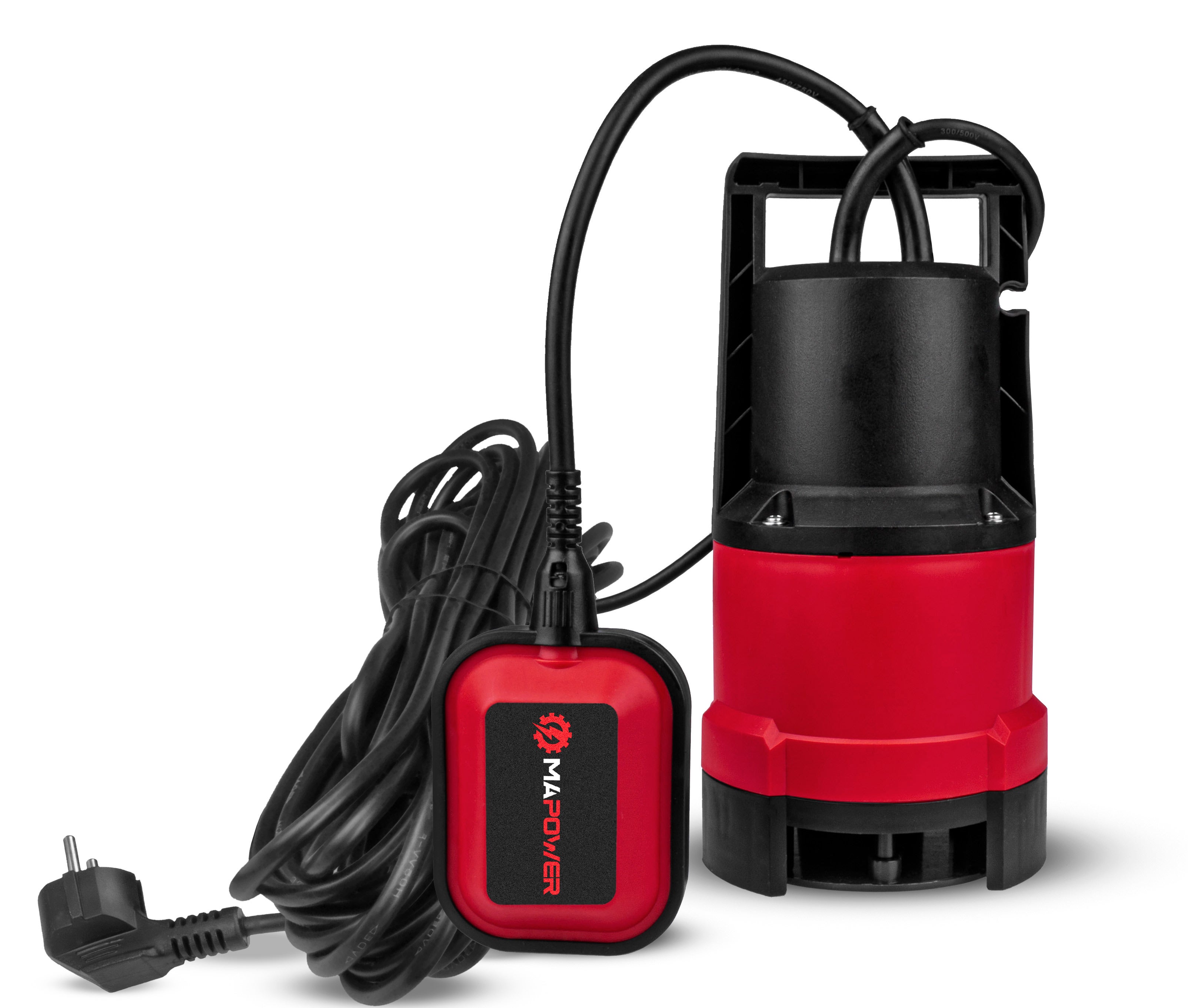 Pompa do wody czystej brudnej MAPOWER MPWP04 do basenu pływak zanurzeniowa 400 W