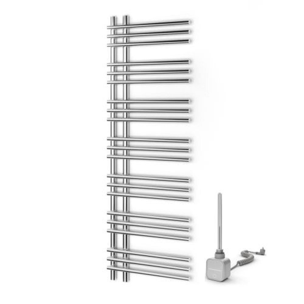 Grzejnik łazienkowy drabinka dekoracyjny 50x150cm 600W grzałka chrom Warmtec Brillo