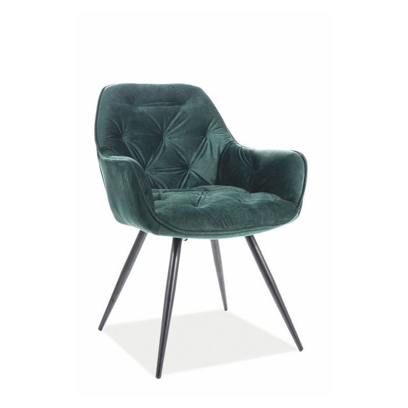Krzesło CHERRY VELVET zielone