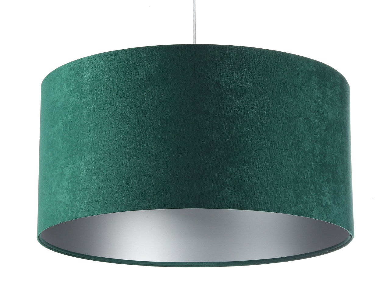 Lampa wisząca HOME 60 zielona/srebrna