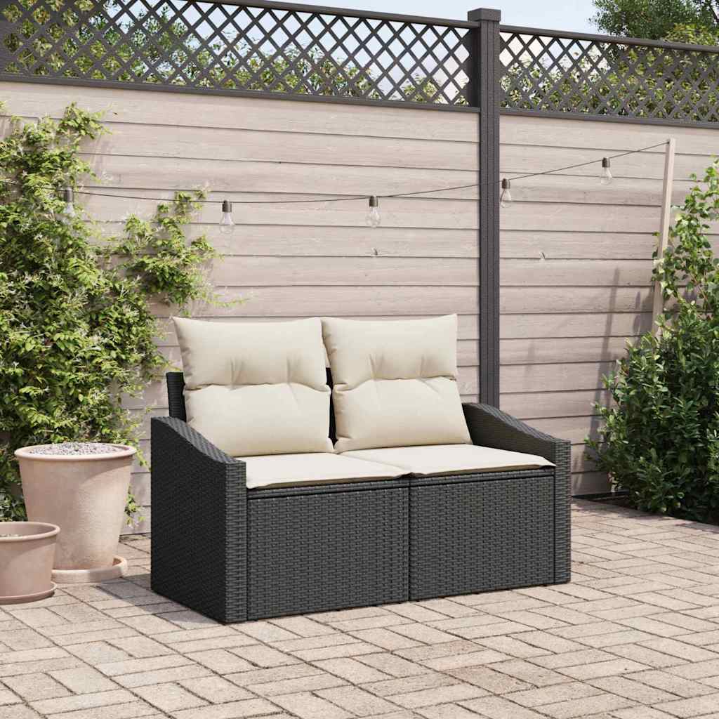 Sofa Ogrodowa z poduszką 123 x 62 x 69 cm polirattan vidaXL