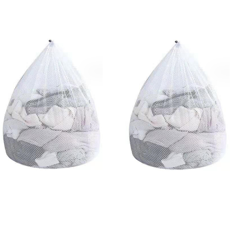 Bolsa De Lavandería Grande 29x40 Pulgadas (pack De 2) - Lavable, Con Cordón, Resistente Hasta 45 Lbs ¡Ideal Para Ropa Delicada!