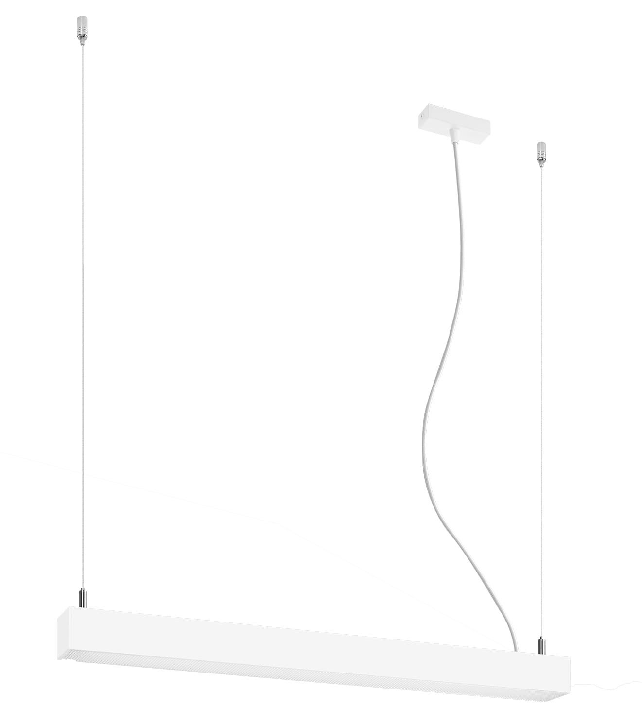 Lampa wisząca Pinne biała LED 22W 4000K 3100lm wym: 150 x 65 x 5,5 cm metal Thoro Lighting