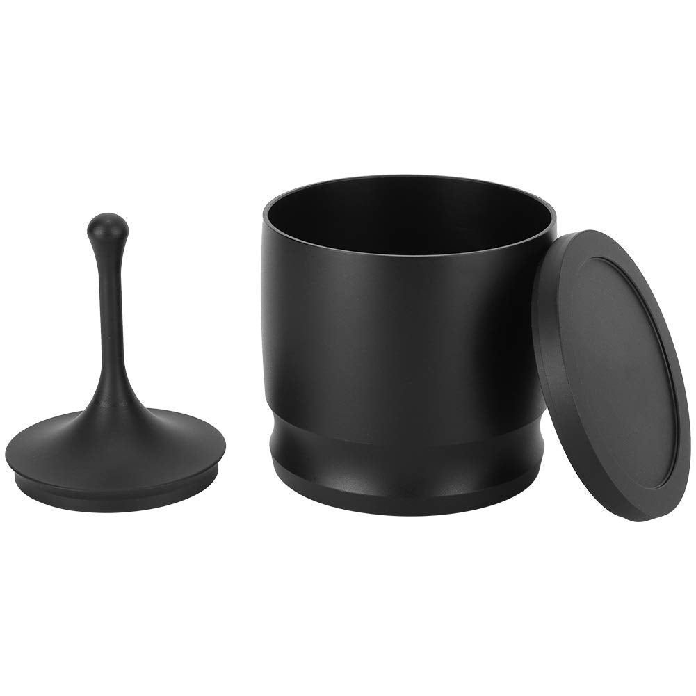 Presse à Anneaux Dosage Café 58mm - Alliage Aluminium Pour Moulin à Café | Distributeur Poudre Café | Style Noir