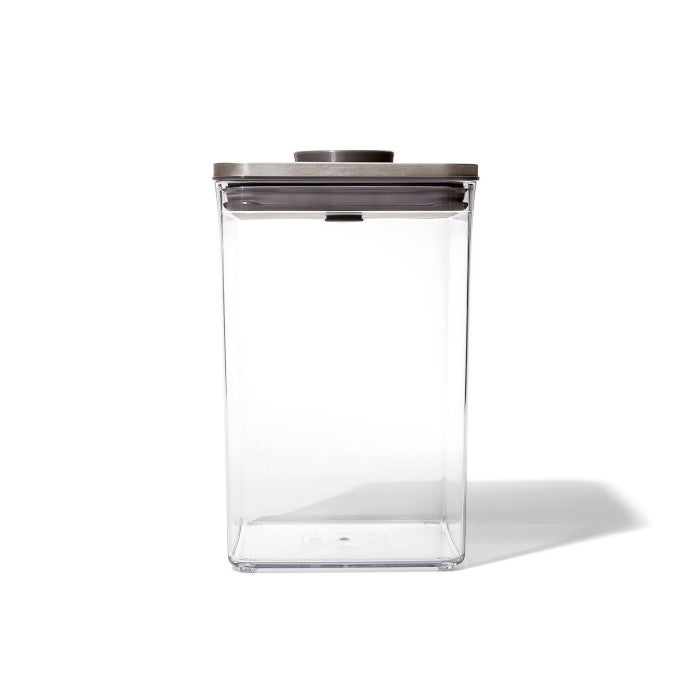 OXO pojemnik kwadratowy 4,2 l stalowy, Steel