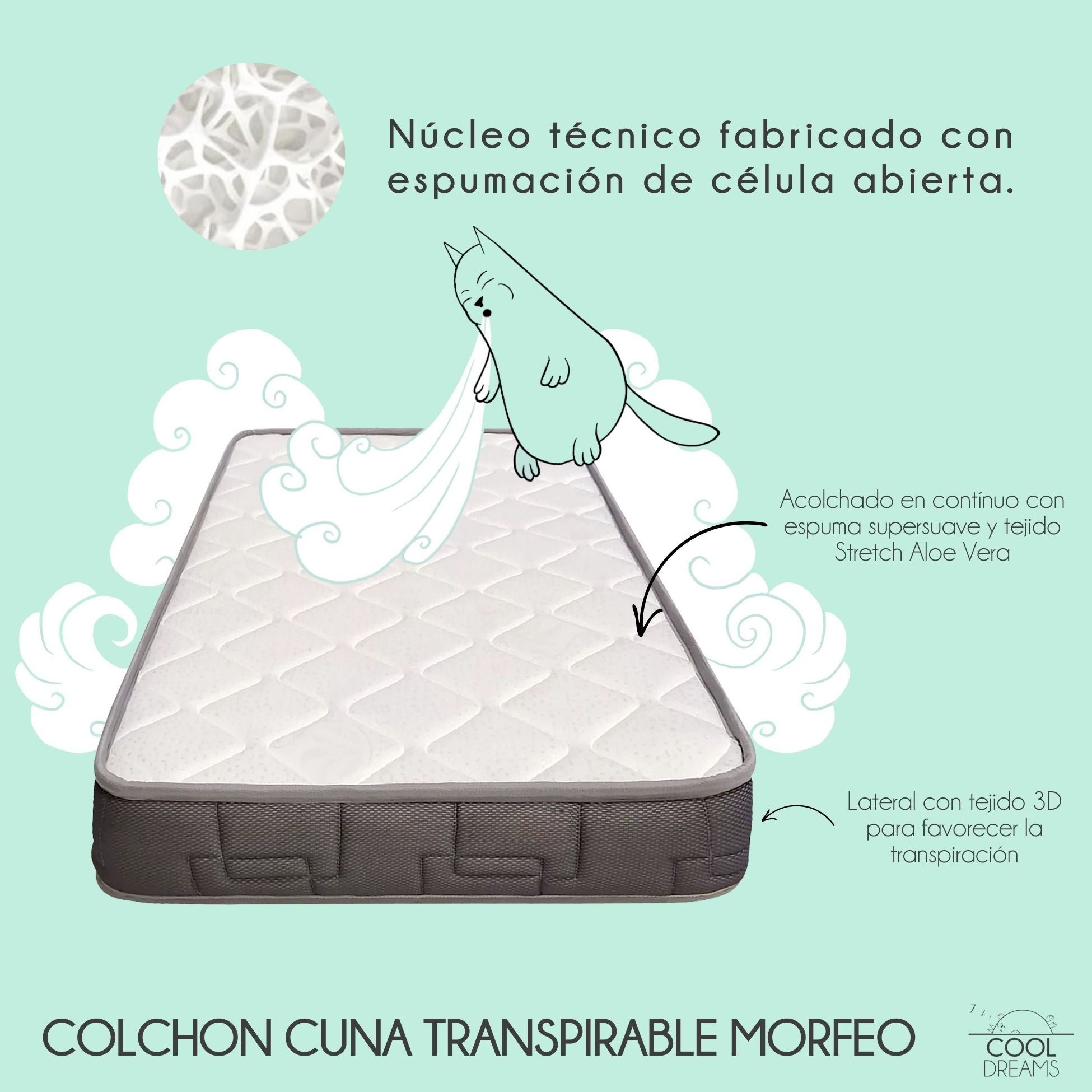 PROTÈGE-MATELAS EN COTON BIO IMPERMÉABLE BLANC : Protection Literie