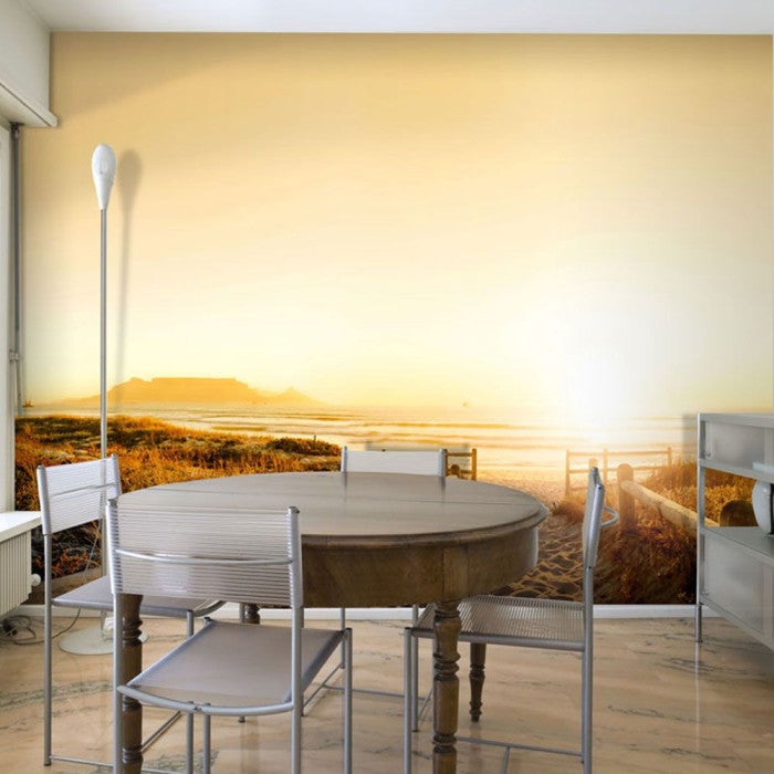 Papier Peint "Chemin Vers le Soleil" 193 x 250 cm | Leroy Merlin