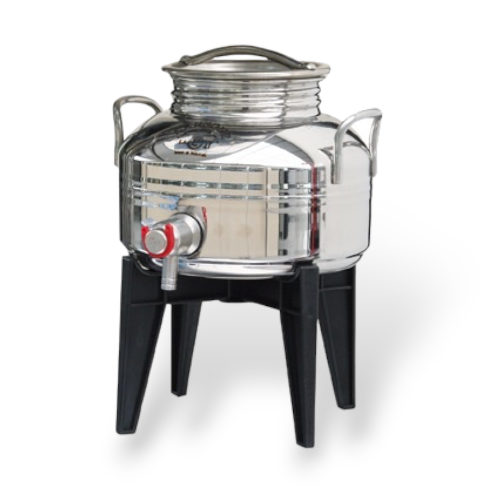 Filtro Olio Cottura In Acciaio Inox - 1.2 Litri, Con Retino E Coperchio, Per Cucina - Foto 9